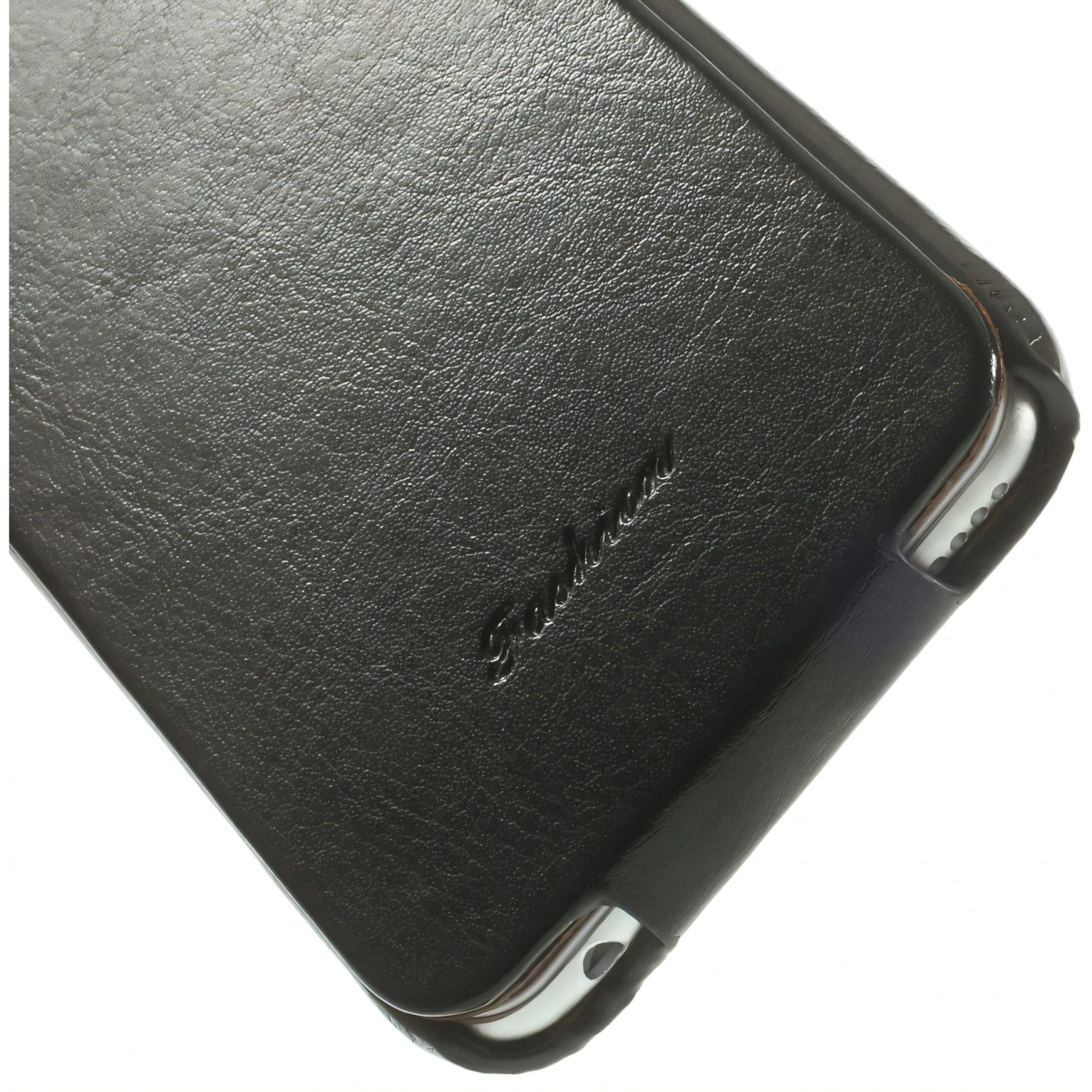 Etui IPhone 6 Vertical Simili Cuir Noir 9 Etui IPhone 6 Vertical Simili Cuir Noir – Image 7