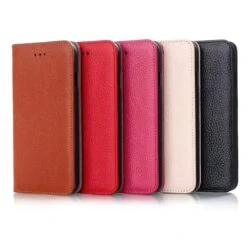 Etui Cuir IPhone 6 Et 6s - Cuir Magnetic Beige -All For Phone Magasin etui iphone 6 6s frac i6146 4