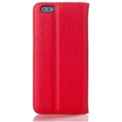 Etui Cuir IPhone 6 Et 6s - Cuir Magnetic Rouge -All For Phone Magasin etui iphone 6 6s frac i6147 7