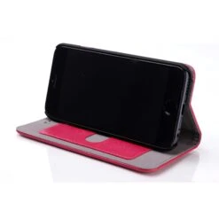 Etui Cuir IPhone 6 Et 6s - Cuir Magnetic Fushia -All For Phone Magasin etui iphone 6 6s frac i6148 1