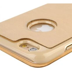 Etui Portefeuille IPhone 6 Beige -All For Phone Magasin etui iphone 6 6s frac984 2