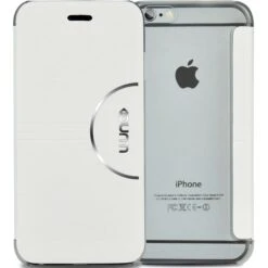 Etui IPhone 6 Et 6s Simili Cuir Ultra-Slim Blanc -All For Phone Magasin etui iphone 6 6s frac991 4