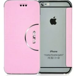 Etui IPhone 6 Et 6s Simili Cuir Ultra-Slim Rose -All For Phone Magasin etui iphone 6 6s frac992 4