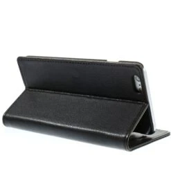 Etui IPhone 6 Plus Portefeuille - Simili Cuir Noir -All For Phone Magasin etui iphone 6 plus 6s plus frac986 5