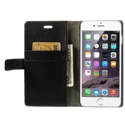Etui IPhone 6 Plus Portefeuille - Simili Cuir Noir -All For Phone Magasin etui iphone 6 plus 6s plus frac986 6