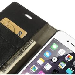 Etui IPhone 6 Plus Portefeuille - Simili Cuir Noir -All For Phone Magasin etui iphone 6 plus 6s plus frac986 8