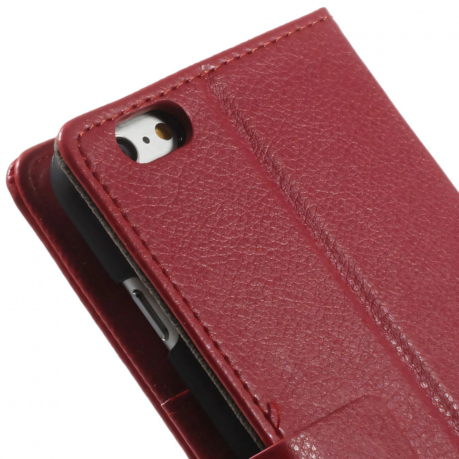 Etui IPhone 6 Plus Portefeuille - Simili Cuir Rouge 12 Etui IPhone 6 Plus Portefeuille - Simili Cuir Rouge – Image 10