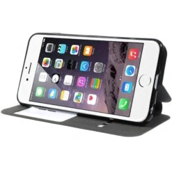 Etui IPhone 6 Plus Crazy Horse Slide Noir -All For Phone Magasin etui iphone 6 plus 6s plus frac994 3