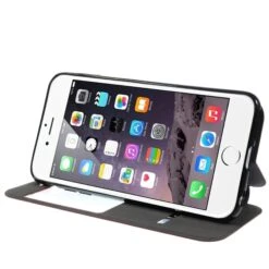 Etui IPhone 6 Plus Crazy Horse Slide Rouge -All For Phone Magasin etui iphone 6 plus 6s plus frac996 3