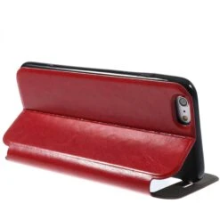 Etui IPhone 6 Plus Crazy Horse Slide Rouge -All For Phone Magasin etui iphone 6 plus 6s plus frac996 4