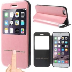 Etui IPhone 6 Plus Crazy Horse Slide Rose