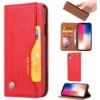 Etui Portefeuille IPhone XR Rouge