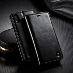 Etui IPhone XR Aspect Cuir Caseme Noir -All For Phone Magasin etui iphone xr frac2130 10
