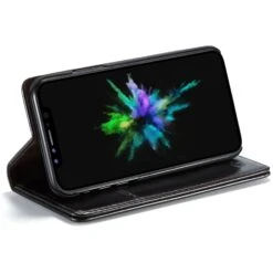 Etui IPhone XR Aspect Cuir Caseme Noir -All For Phone Magasin etui iphone xr frac2130 8