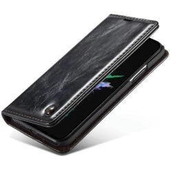 Etui IPhone XR Aspect Cuir Caseme Noir -All For Phone Magasin etui iphone xr frac2130 9