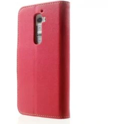 Etui LG G2 Simili Cuir Litchi Rouge -All For Phone Magasin etui lg g2 frac1134 2