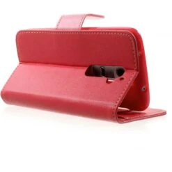 Etui LG G2 Simili Cuir Litchi Rouge -All For Phone Magasin etui lg g2 frac1134 4