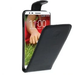 Etui LG G2 Simili Cuir Magnetic Noir