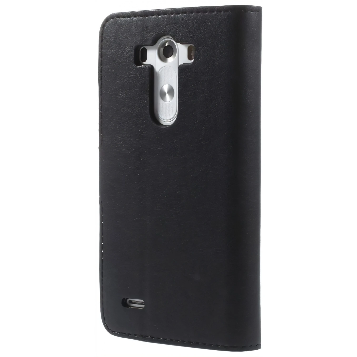 Etui LG G3 Simili Cuir Portefeuille Magnetic Noir 5 Etui LG G3 Simili Cuir Portefeuille Magnetic Noir – Image 3