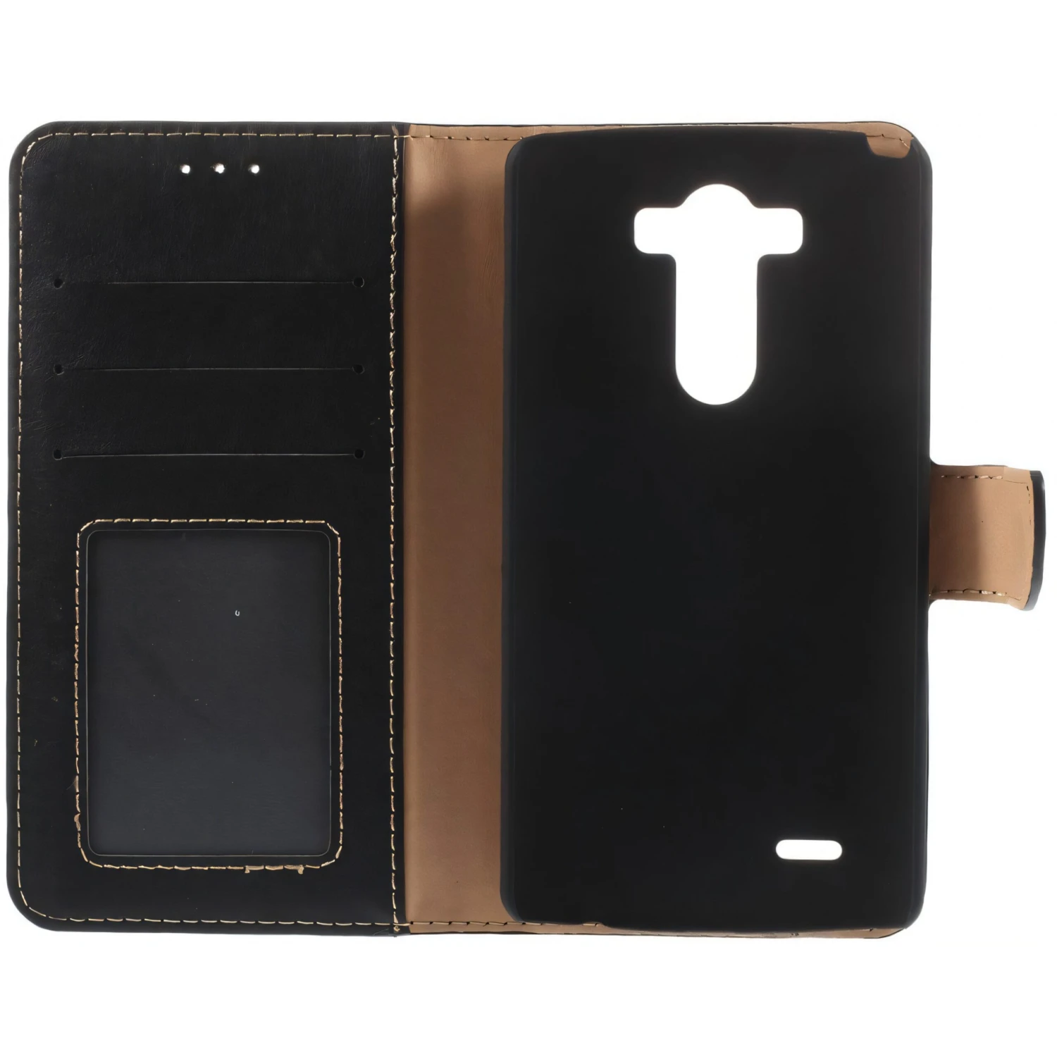 Etui LG G3 Simili Cuir Portefeuille Magnetic Noir 11 Etui LG G3 Simili Cuir Portefeuille Magnetic Noir – Image 9