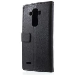 Etui LG G4 Simili Cuir Litchi Noir -All For Phone Magasin etui lg g4 frac1136 1