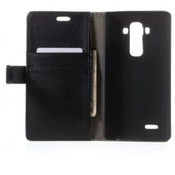 Etui LG G4 Simili Cuir Litchi Noir -All For Phone Magasin etui lg g4 frac1136 3