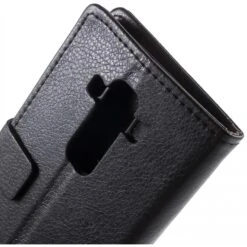 Etui LG G4 Simili Cuir Litchi Noir -All For Phone Magasin etui lg g4 frac1136 6
