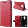 Etui LG G4 Simili Cuir Litchi Rouge -All For Phone Magasin etui lg g4 frac1138