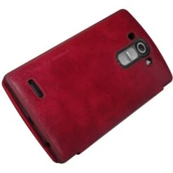Etui LG G4 Cuir Nillkin Avec Fenetre Rouge -All For Phone Magasin etui lg g4 frac1143 4