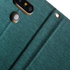 Etui Portefeuille LG G5 Avec Rangements Cartes - MERCURY Vert -All For Phone Magasin etui lg g5 frac2948 6