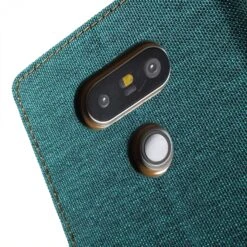 Etui Portefeuille LG G5 Avec Rangements Cartes - MERCURY Vert -All For Phone Magasin etui lg g5 frac2948 8
