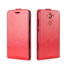 Etui Vertical Nokia 8 Aspect Cuir Crazy Horse Rouge -All For Phone Magasin etui nokia frac3132 3