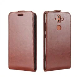 Etui Vertical Nokia 8 Aspect Cuir Crazy Horse Marron -All For Phone Magasin etui nokia frac3133 3