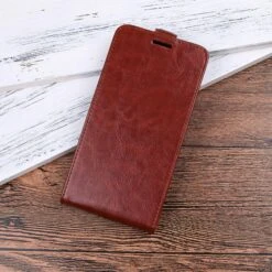 Etui Vertical Nokia 8 Aspect Cuir Crazy Horse Marron -All For Phone Magasin etui nokia frac3133 9