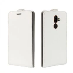 Etui Vertical Nokia 7 Plus Simili Cuir Blanc -All For Phone Magasin etui nokia frac3146 1