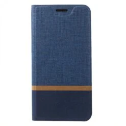 Etui Portefeuille Nokia 8 Aspect Tissus Bleu -All For Phone Magasin etui nokia frac3149 2