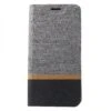 Etui Portefeuille Nokia 8 Aspect Tissus Gris -All For Phone Magasin etui nokia frac3151