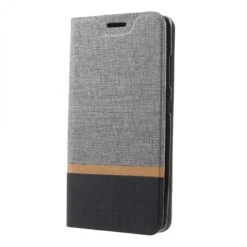 Etui Portefeuille Nokia 8 Aspect Tissus Gris -All For Phone Magasin etui nokia frac3151 2