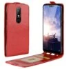 Etui Vertical Nokia 5.1 Plus Et Nokie X5 Crazy Horse Rouge