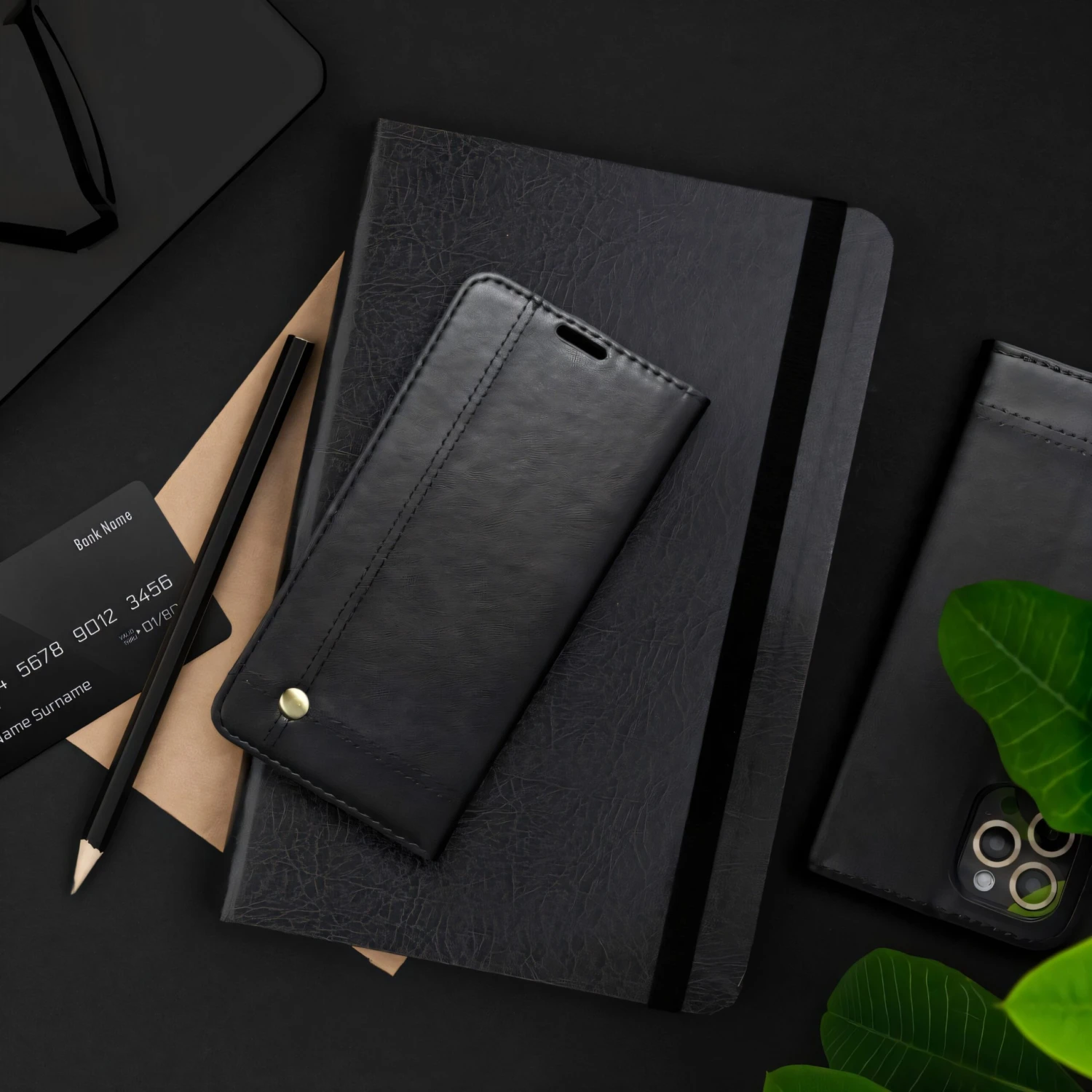 Etui SAMSUNG Galaxy S21 Plus PRESTIGE Book Noir 4 Etui SAMSUNG Galaxy S21 Plus PRESTIGE Book Noir – Image 2