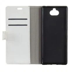 Etui Portefeuille Sony Xperia 10 Plus - Crazy Horse Blanc -All For Phone Magasin etui sony xperia 10 plus frac2932 2