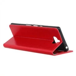 Etui Portefeuille Sony Xperia 10 Plus - Crazy Horse Rouge -All For Phone Magasin etui sony xperia 10 plus frac2933 3