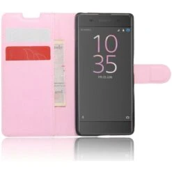 Etui Sony Xperia XA Simili-cuir Rose -All For Phone Magasin etui sony xperia xa frac1569 3