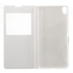 Etui Sony Xperia XA Simili-cuir Avec Fenetre Blanc -All For Phone Magasin etui sony xperia xa frac1578 3