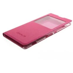 Etui Sony Xperia XA Simili-cuir Avec Fenetre Fushia -All For Phone Magasin etui sony xperia xa frac1579 2