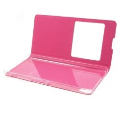 Etui Sony Xperia XA Simili-cuir Avec Fenetre Fushia -All For Phone Magasin etui sony xperia xa frac1579 4