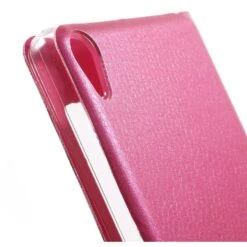 Etui Sony Xperia XA Simili-cuir Avec Fenetre Fushia -All For Phone Magasin etui sony xperia xa frac1579 7