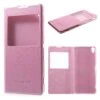 Etui Sony Xperia XA Simili-cuir Avec Fenetre Rose -All For Phone Magasin etui sony xperia xa frac1580