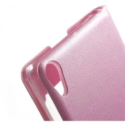 Etui Sony Xperia XA Simili-cuir Avec Fenetre Rose -All For Phone Magasin etui sony xperia xa frac1580 7