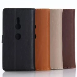 Etui Portefeuille Sony Xperia XZ2 Retro Noir -All For Phone Magasin etui sony xperia xz2 frac2441 7
